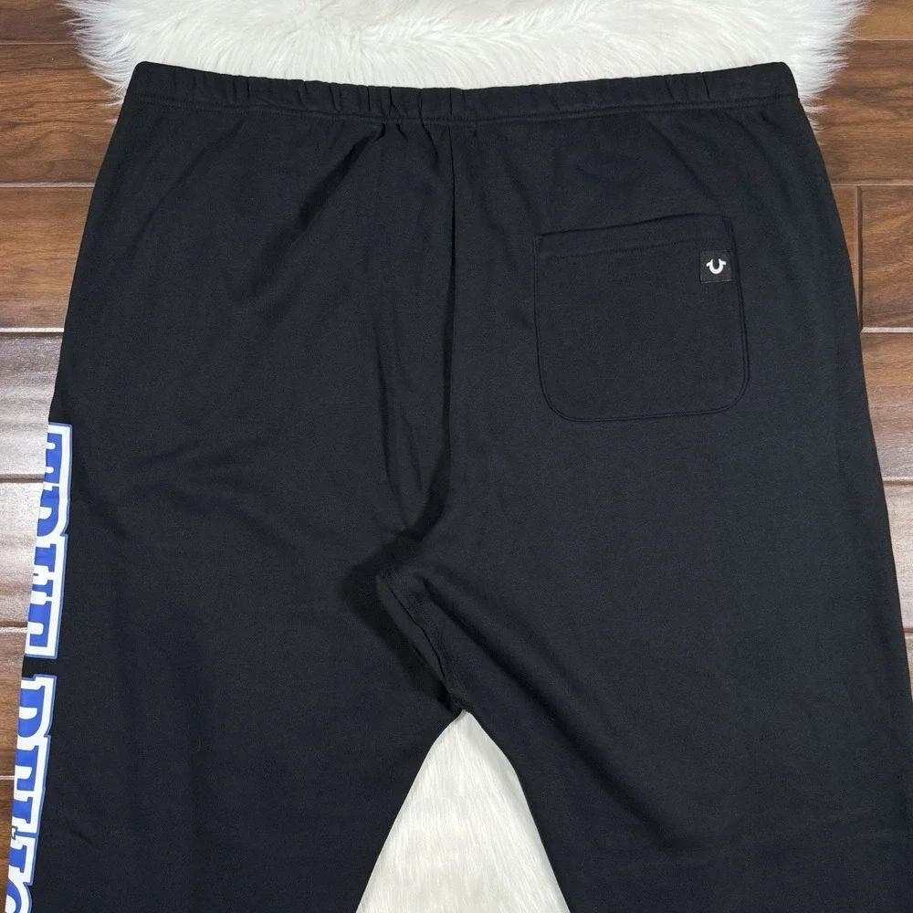 True Religion Men's Size XXXL Black Exaggerated Icon Jogger Pants‎